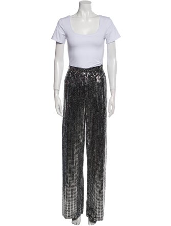 Alice + Olivia Sequin Embellishments Pant Set