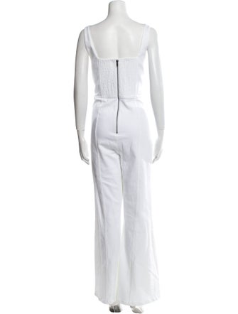 Alice + Olivia Square Neckline Jumpsuit