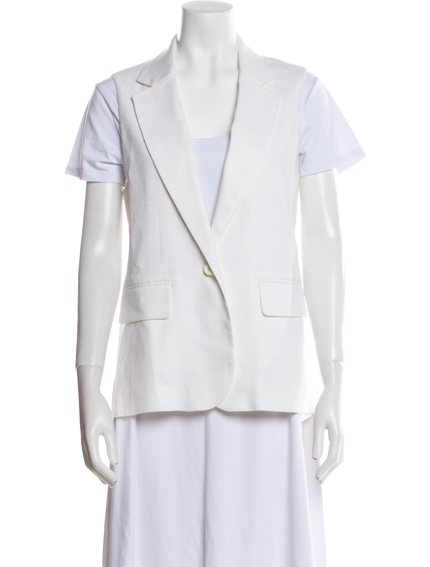 Alice + Olivia Linen Vest