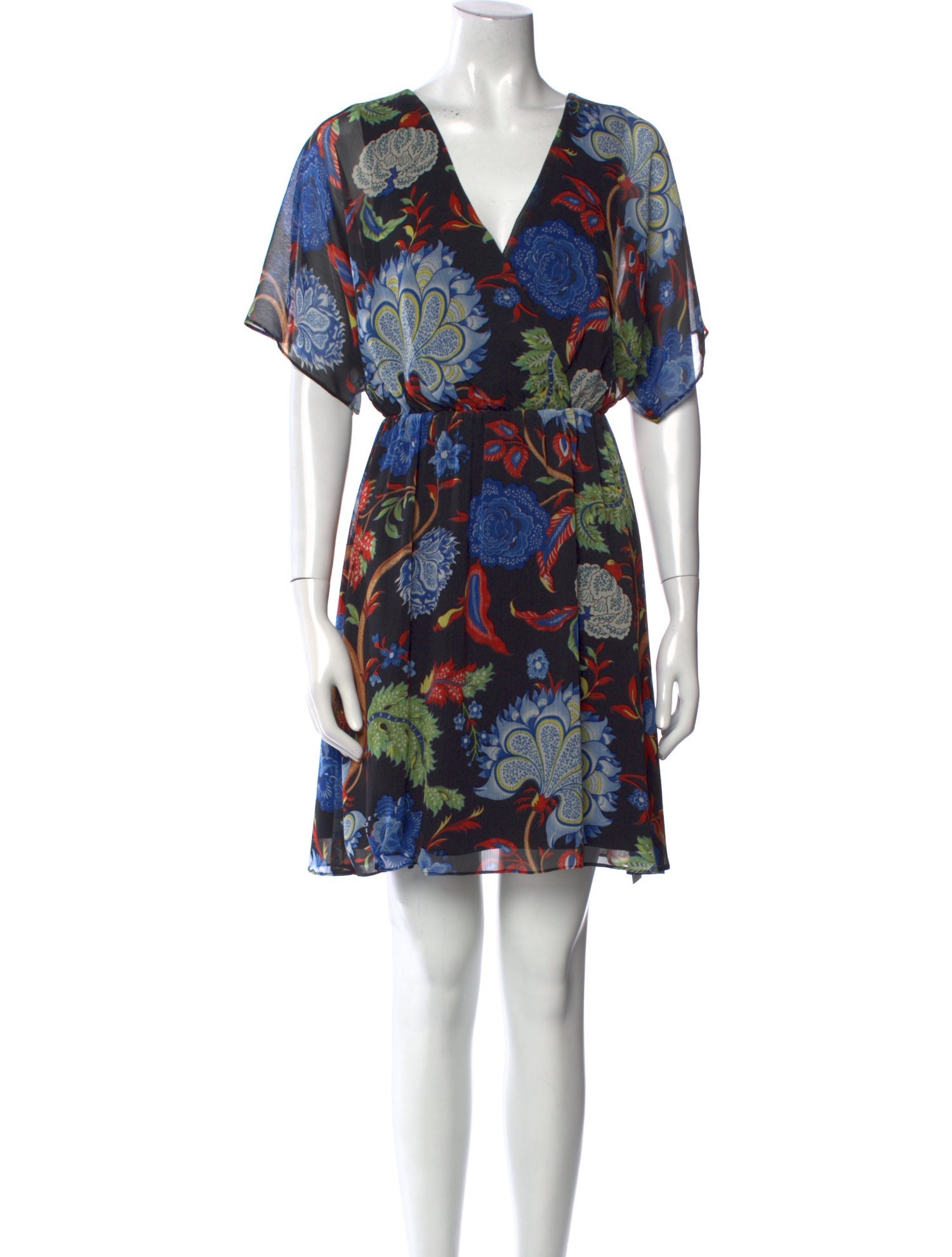 Alice + Olivia Floral Print Mini Dress