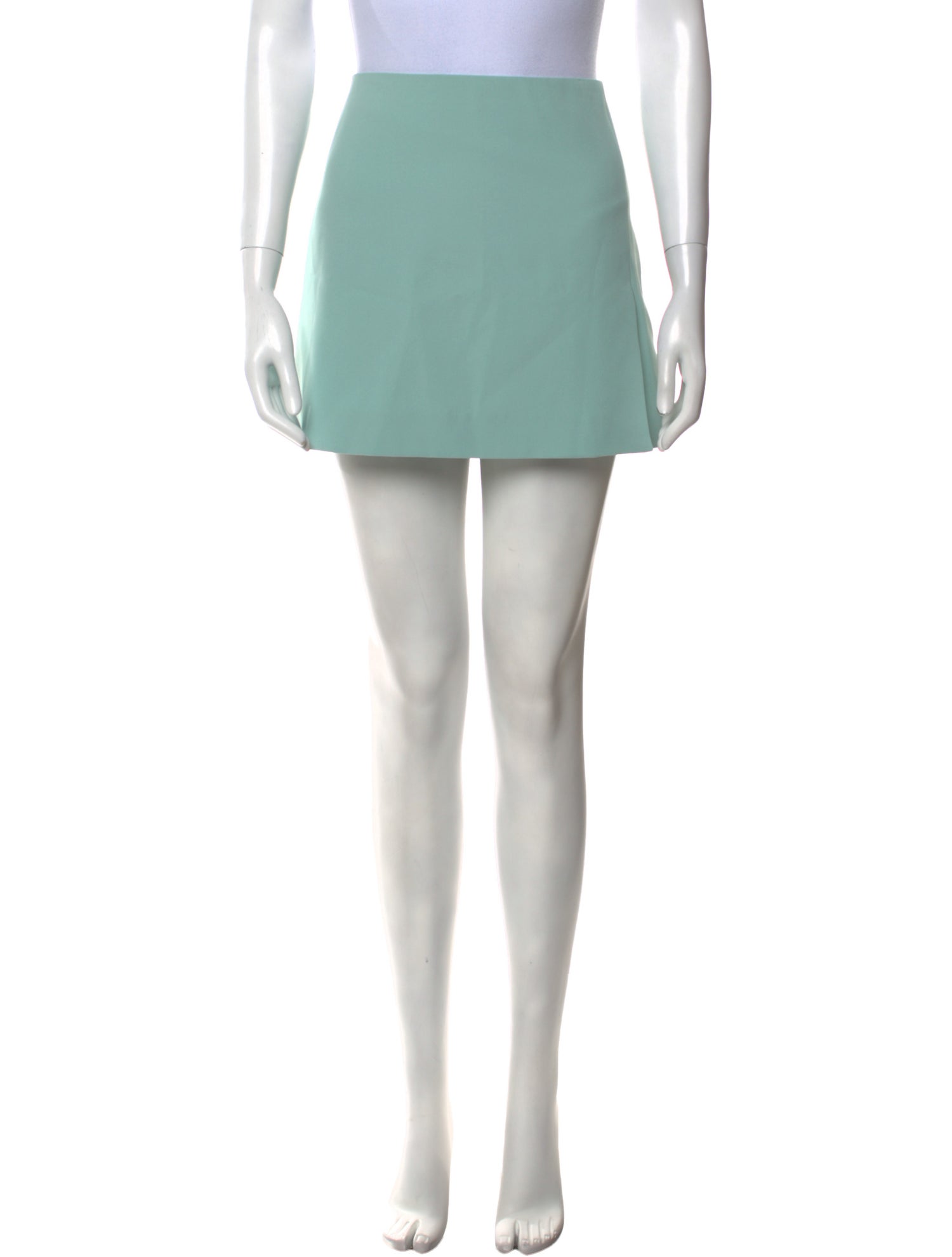 Alice + Olivia Pleated Accents Mini Skirt