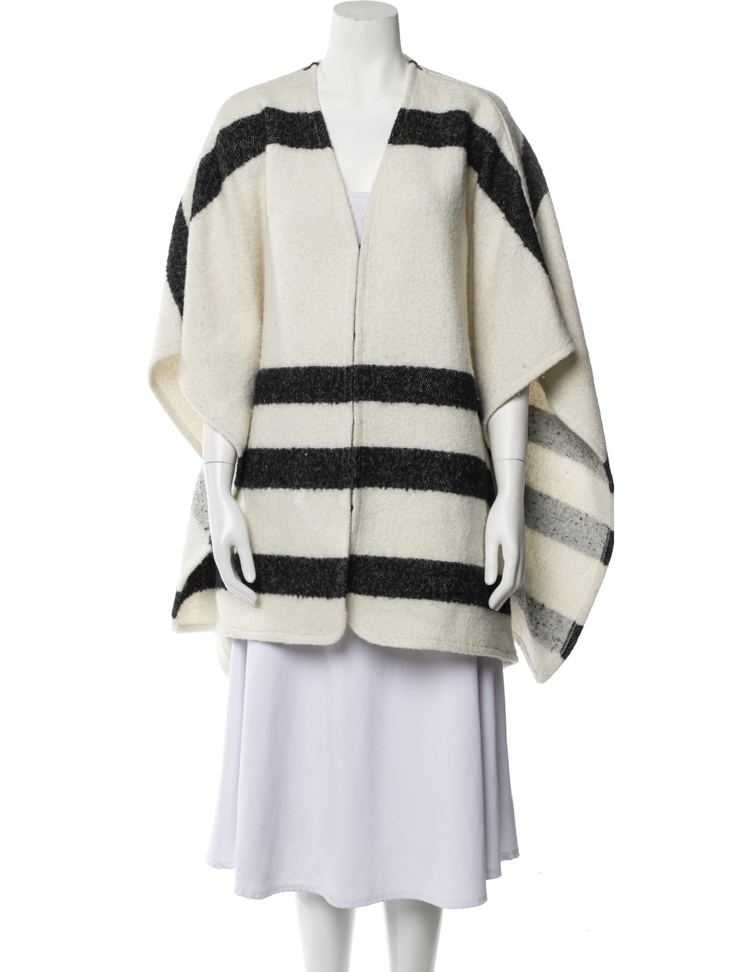 Alice + Olivia Wool Striped Shawl