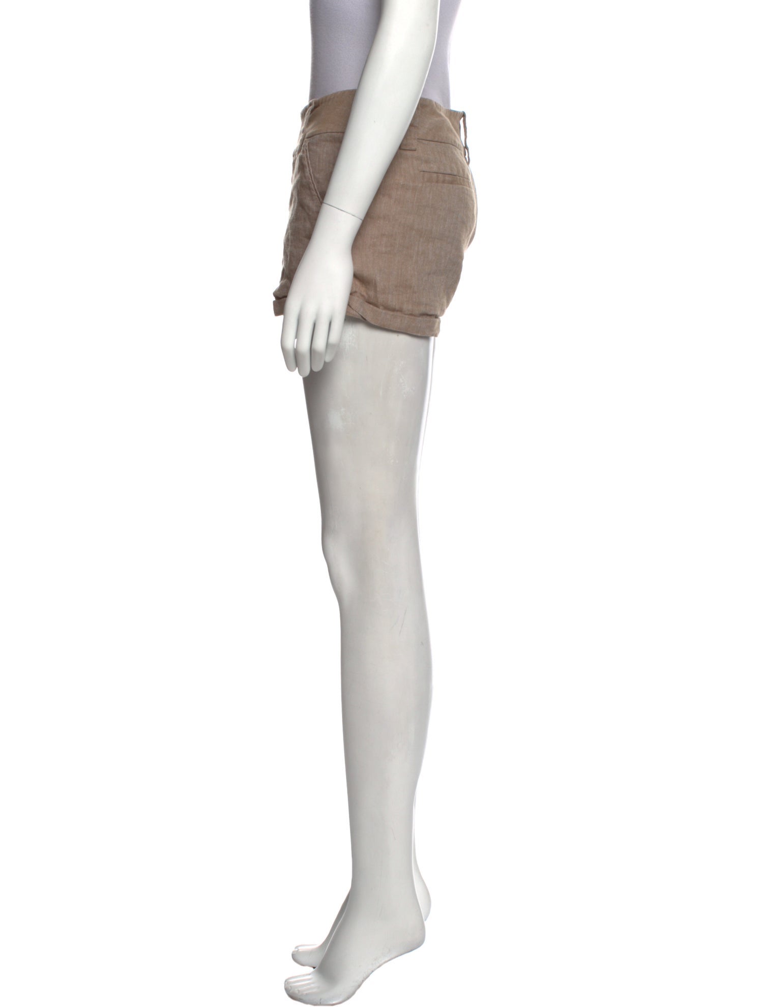 Alice + Olivia Linen Mini Shorts