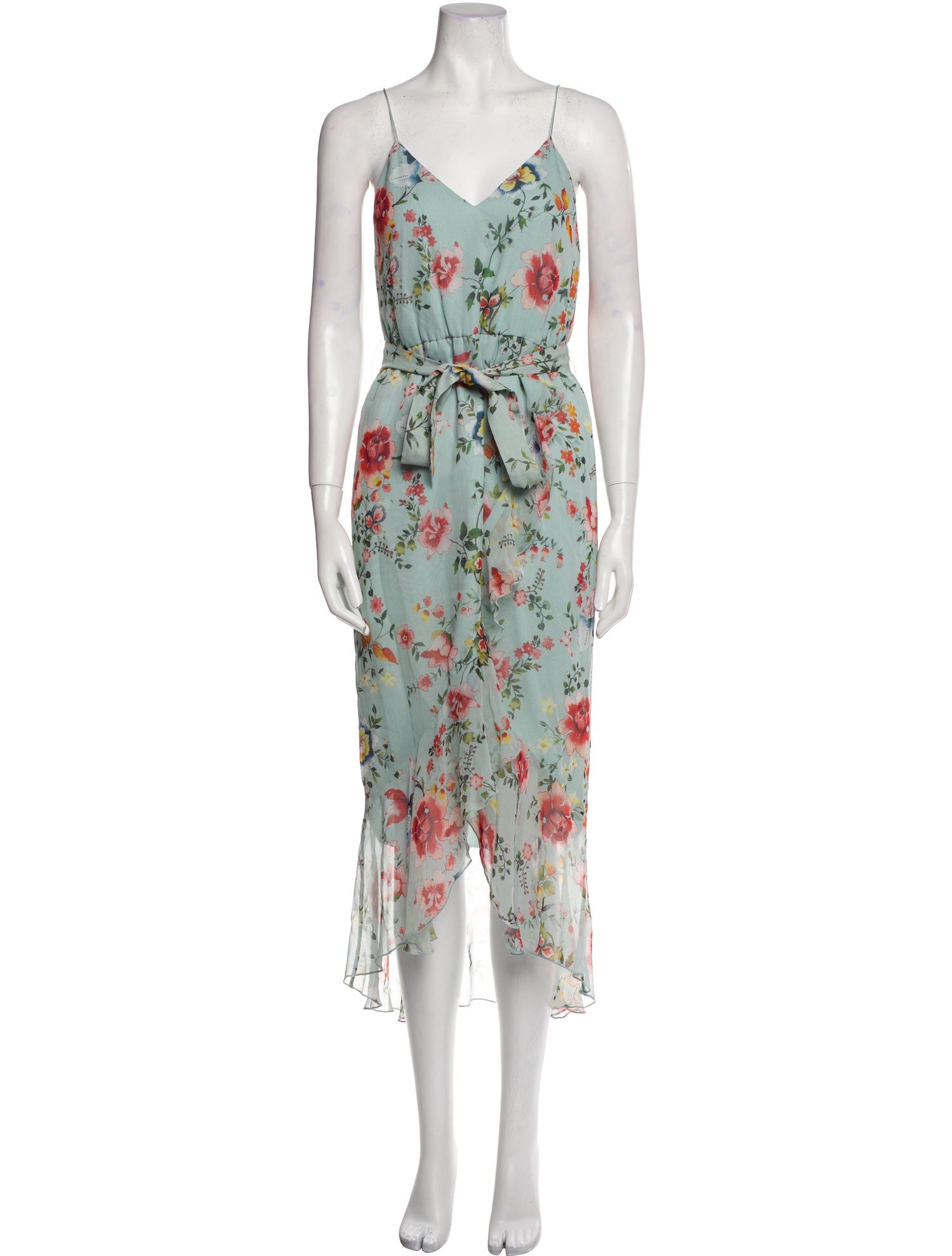 Alice + Olivia Silk Midi Length Dress