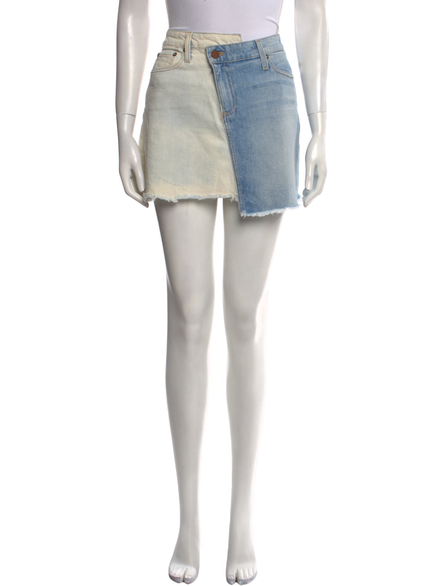 Alice + Olivia Distressed Accents Mini Skirt