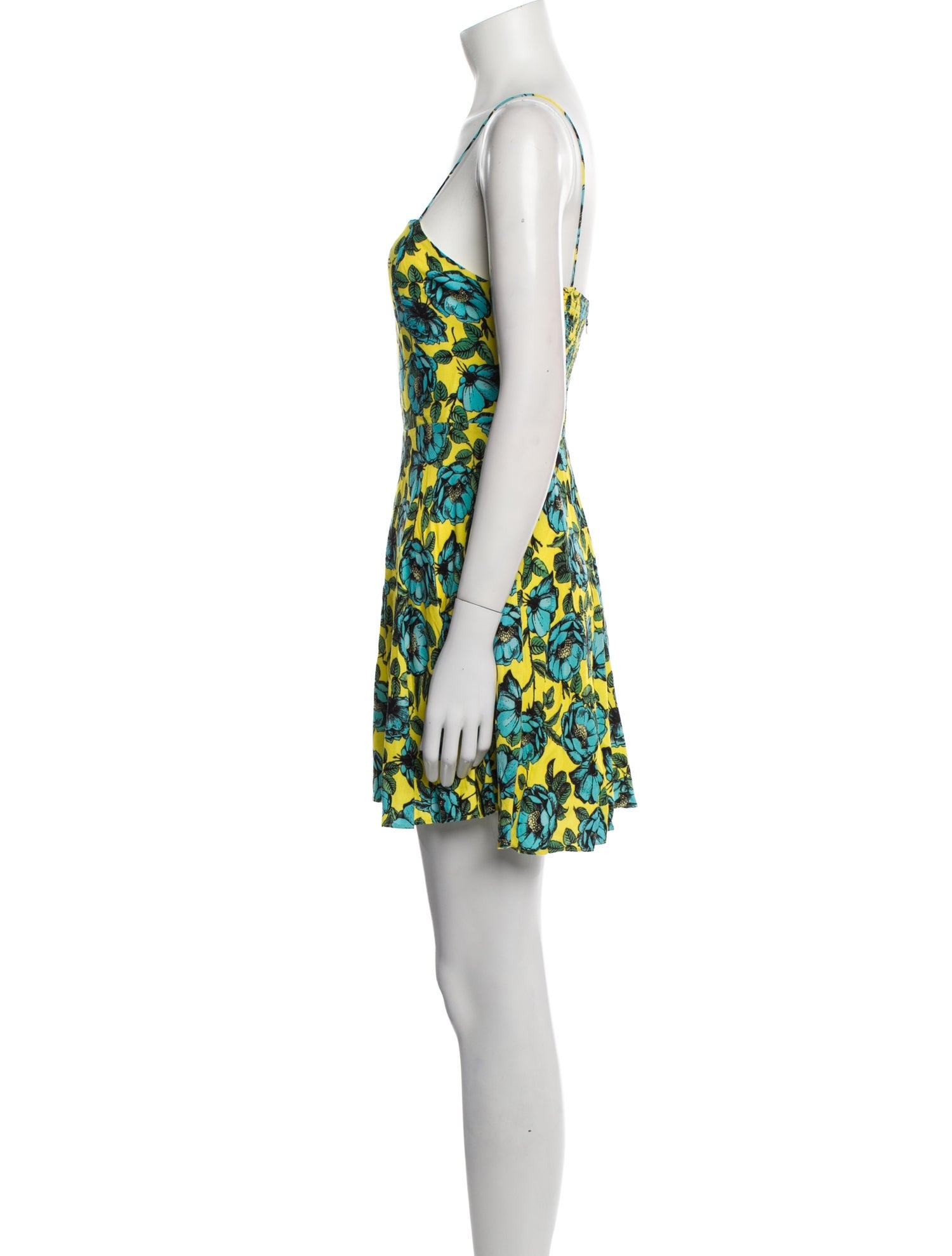 Alice + Olivia Floral Print Mini Dress