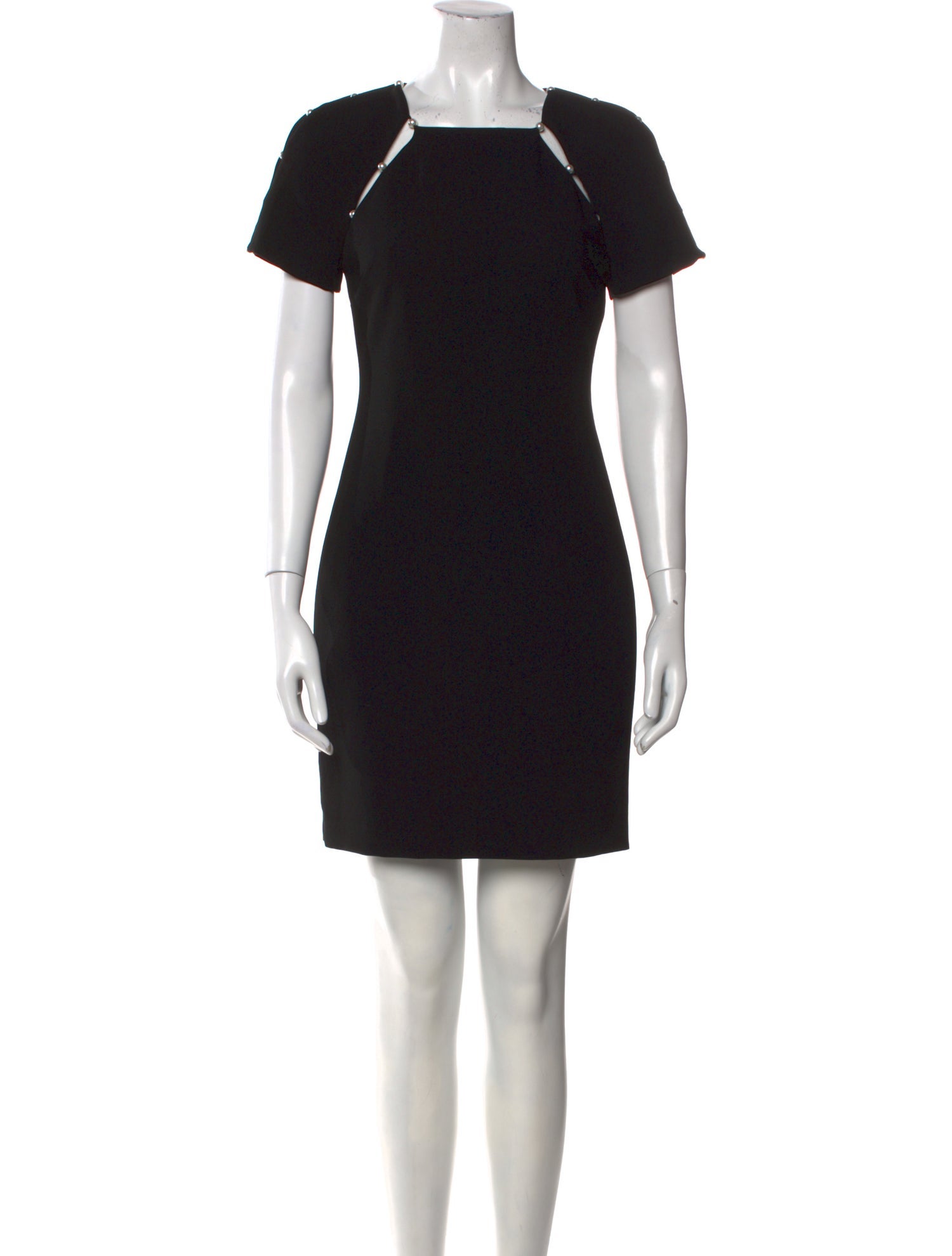 Alice + Olivia Square Neckline Mini Dress