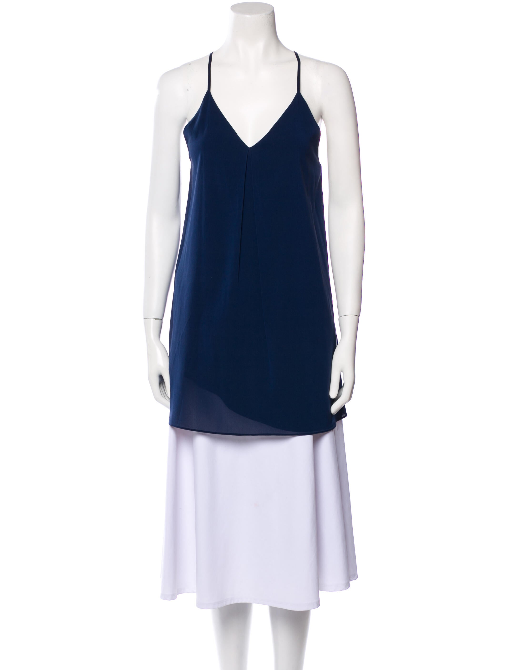 Alice + Olivia Silk V-Neck Tunic