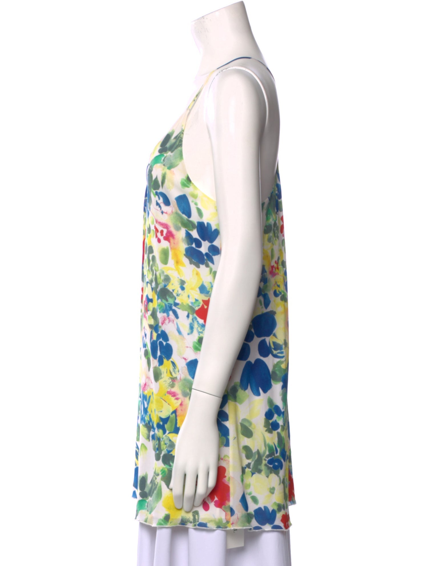 Alice + Olivia Silk Floral Print Tunic