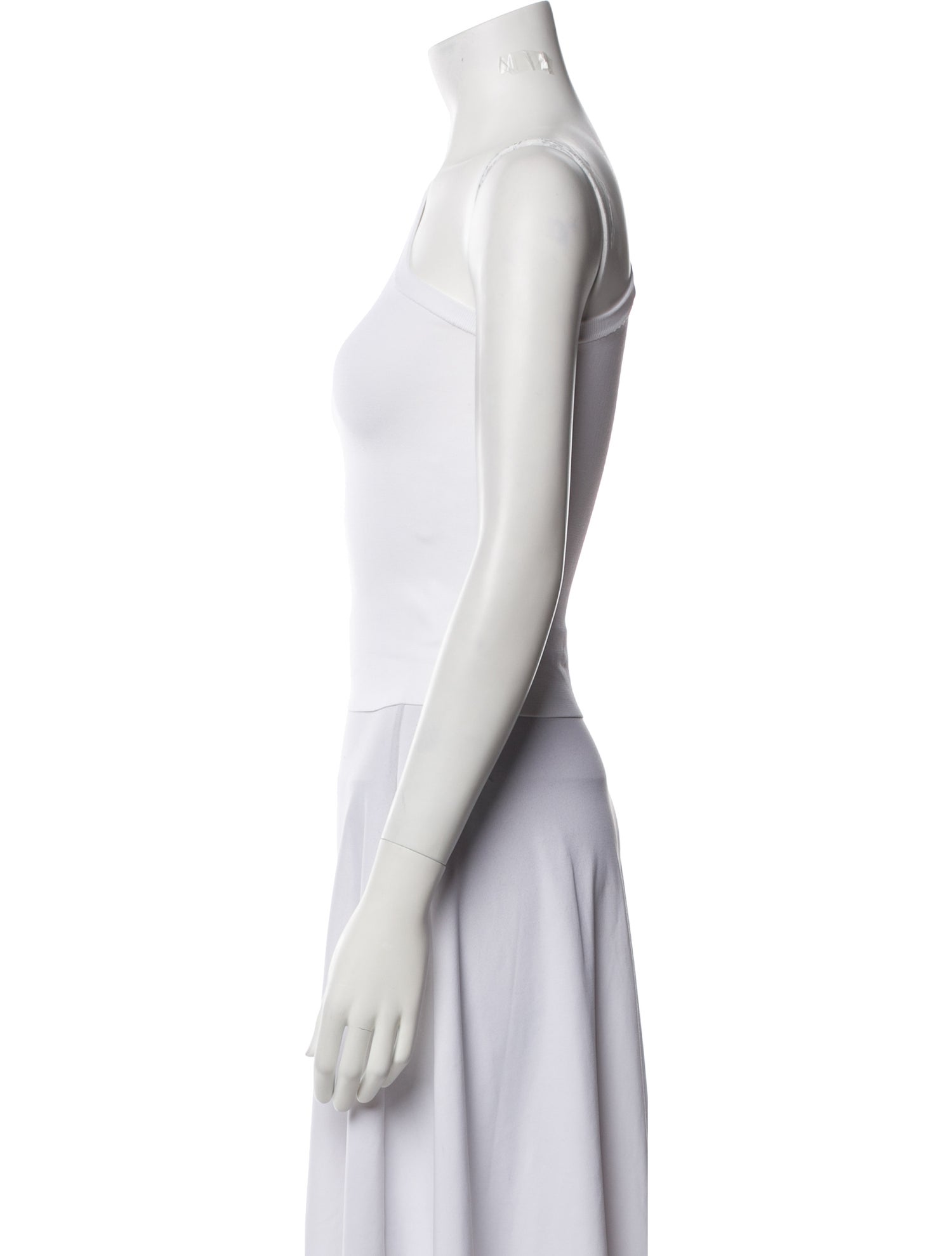 Alice + Olivia One-Shoulder Sleeveless Crop Top