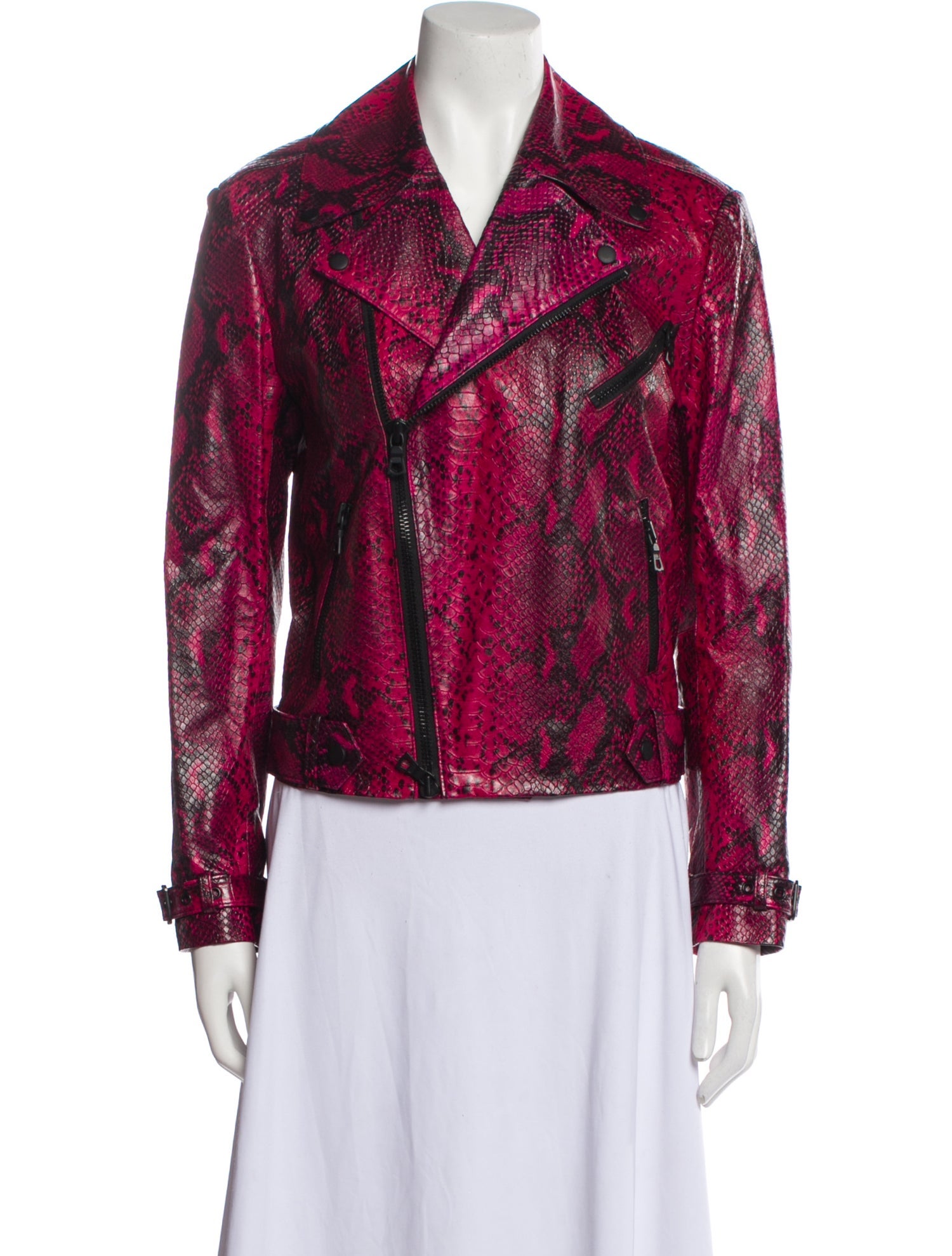 Alice + Olivia Leather Biker Jacket