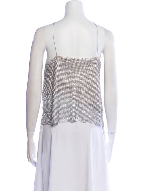 Alice + Olivia Cowl Neck Sleeveless Top