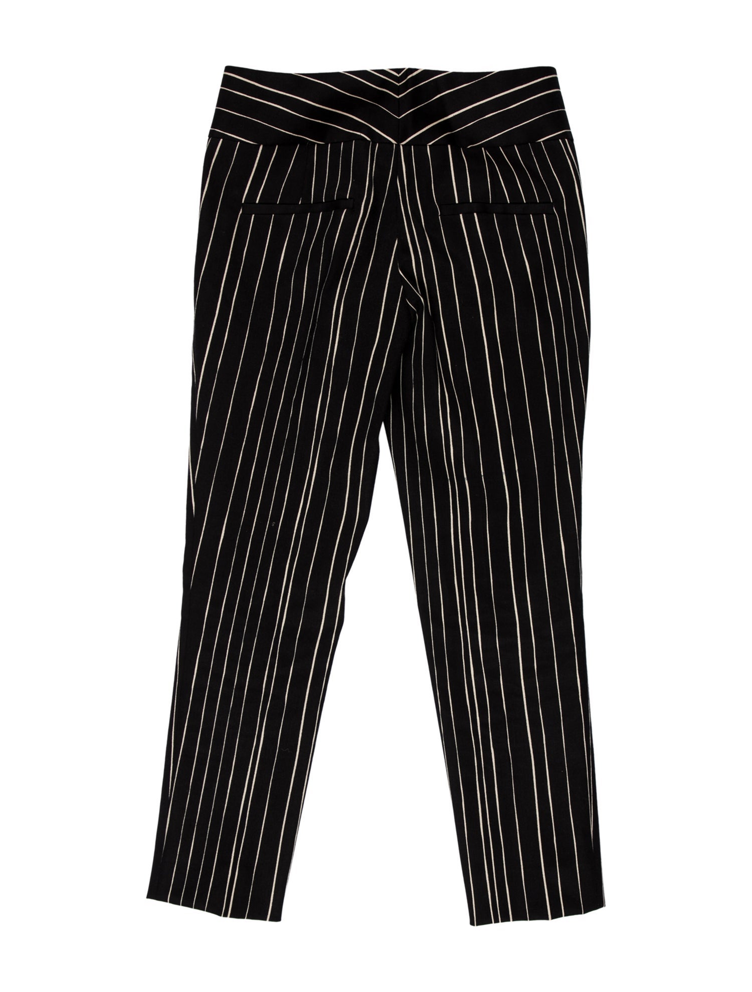 Alice + Olivia Striped Skinny Leg Pants