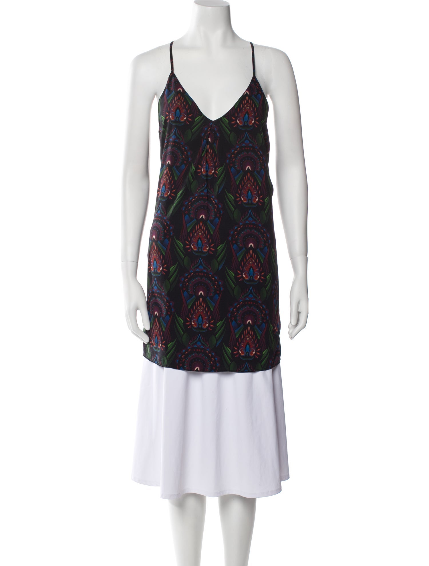 Alice + Olivia Silk Printed Tunic