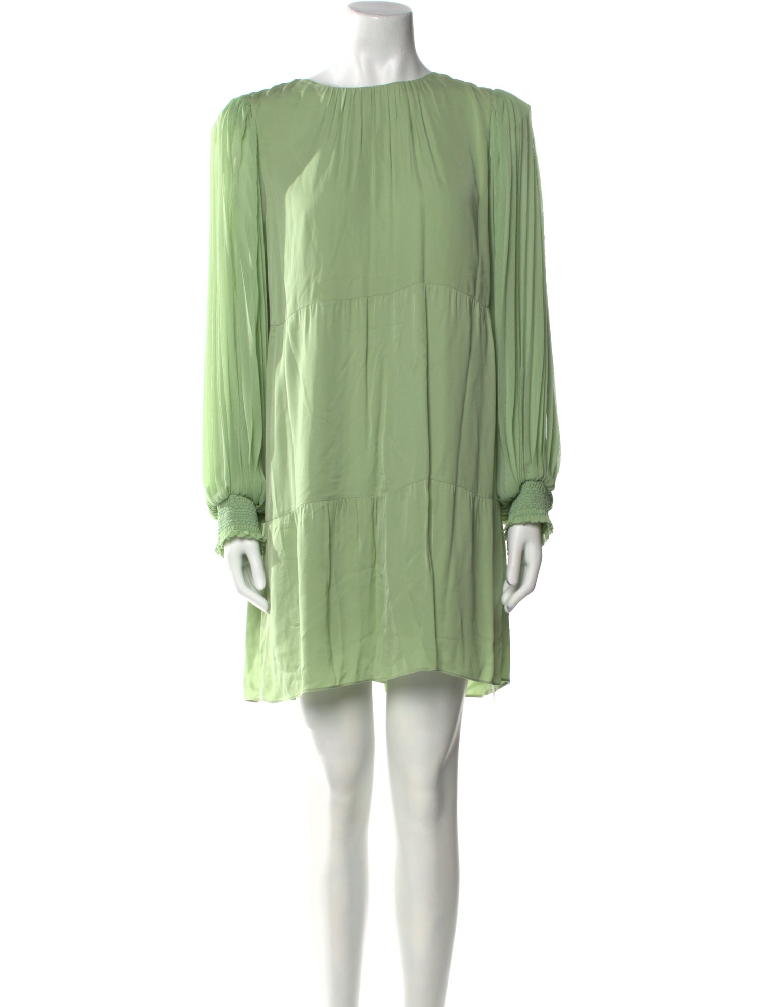 Alice + Olivia Bateau Neckline Mini Dress