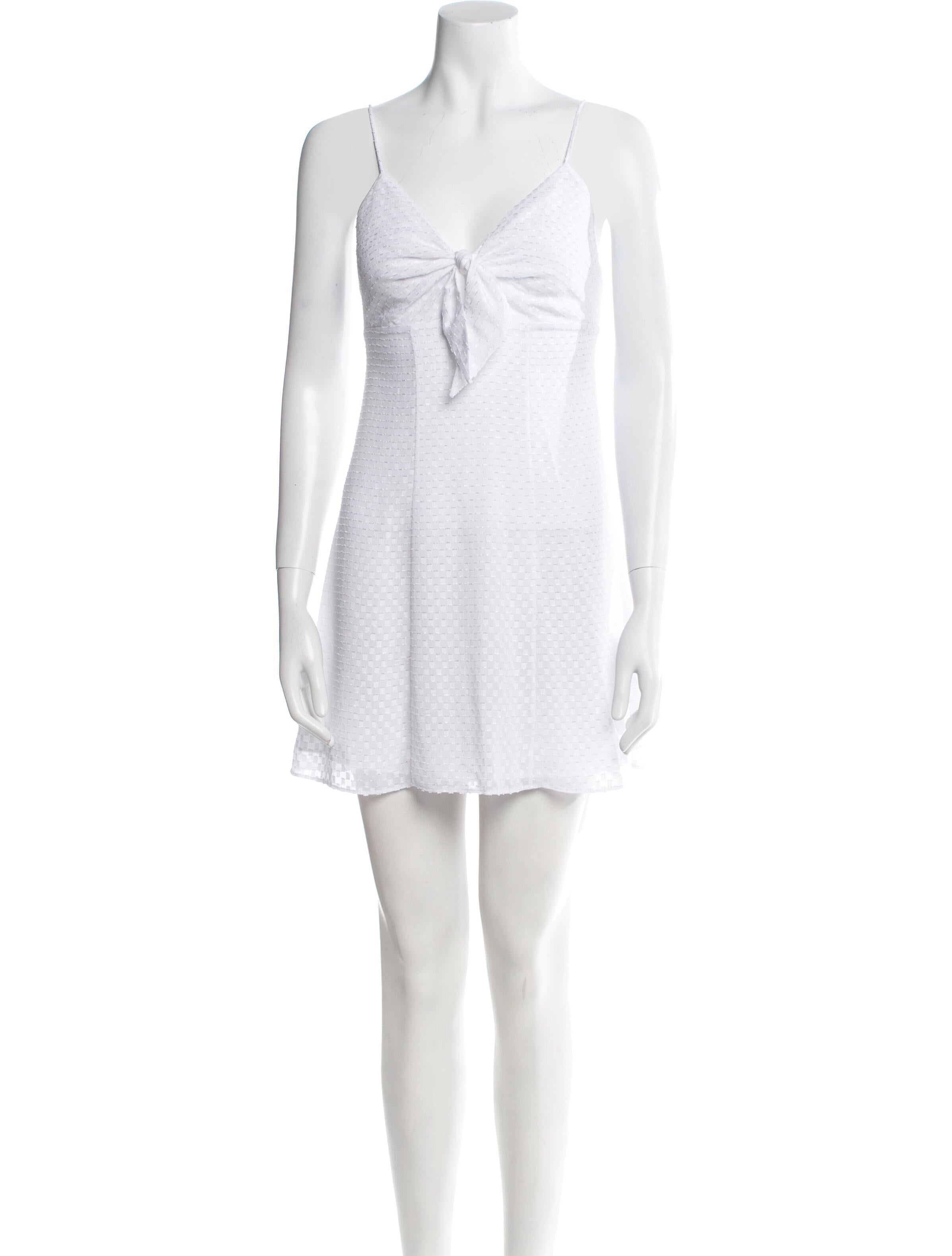 Alice + Olivia V-Neck Mini Dress