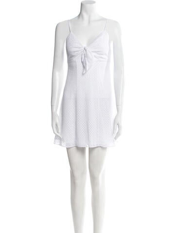 Alice + Olivia Dresses V-Neck Mini Dress US 0 | XS