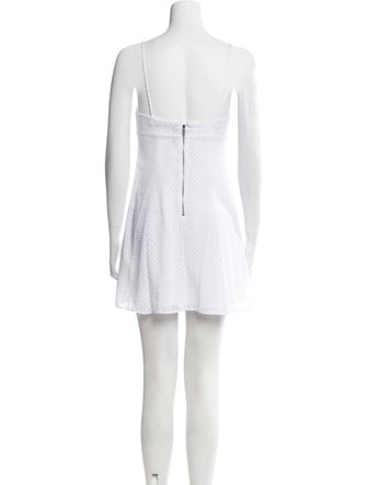 Alice + Olivia V-Neck Mini Dress