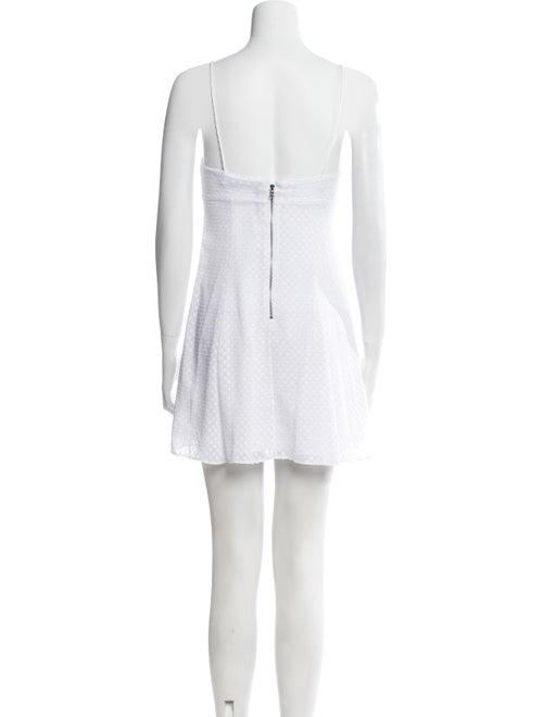 Alice + Olivia V-Neck Mini Dress