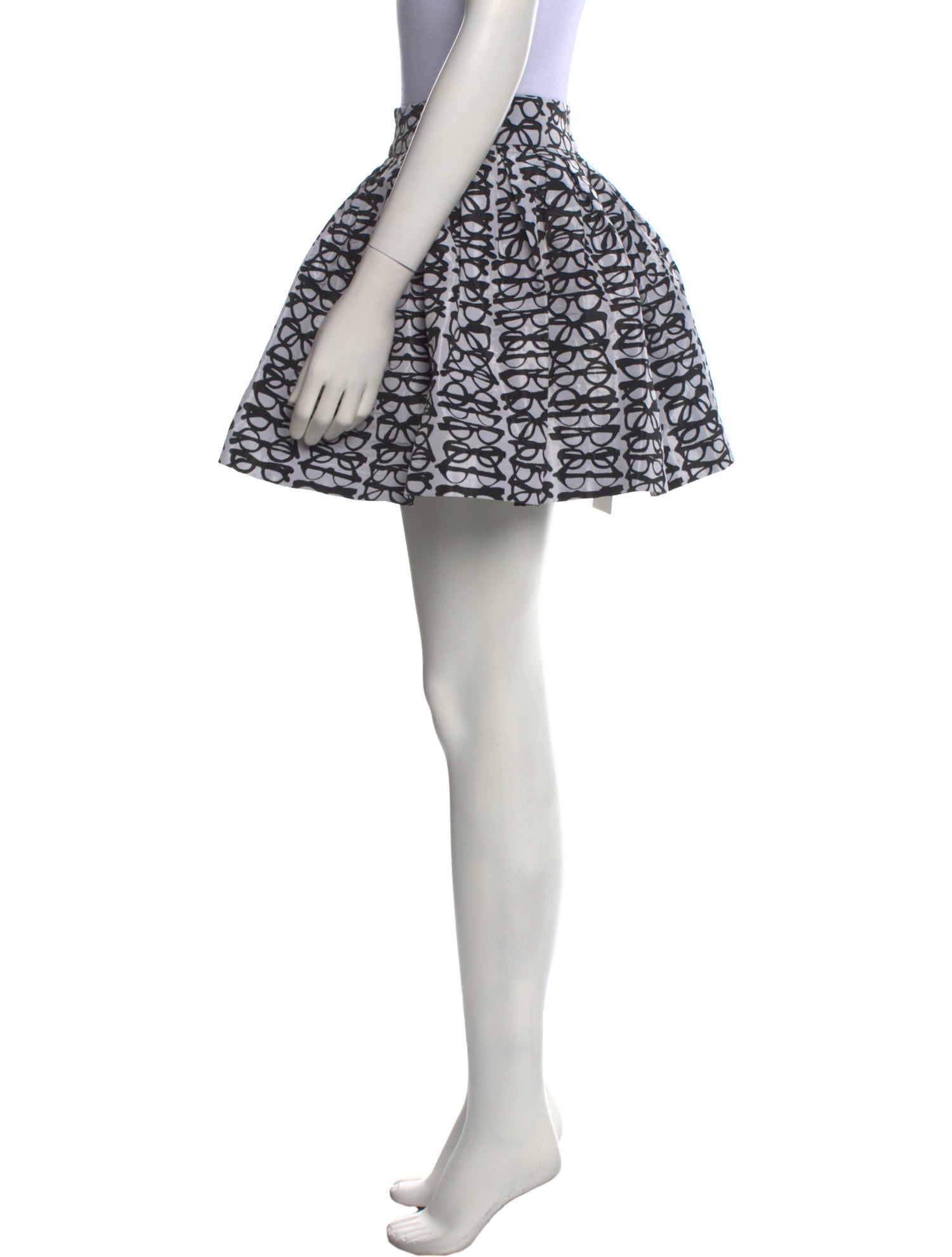 Alice + Olivia Printed Mini Skirt
