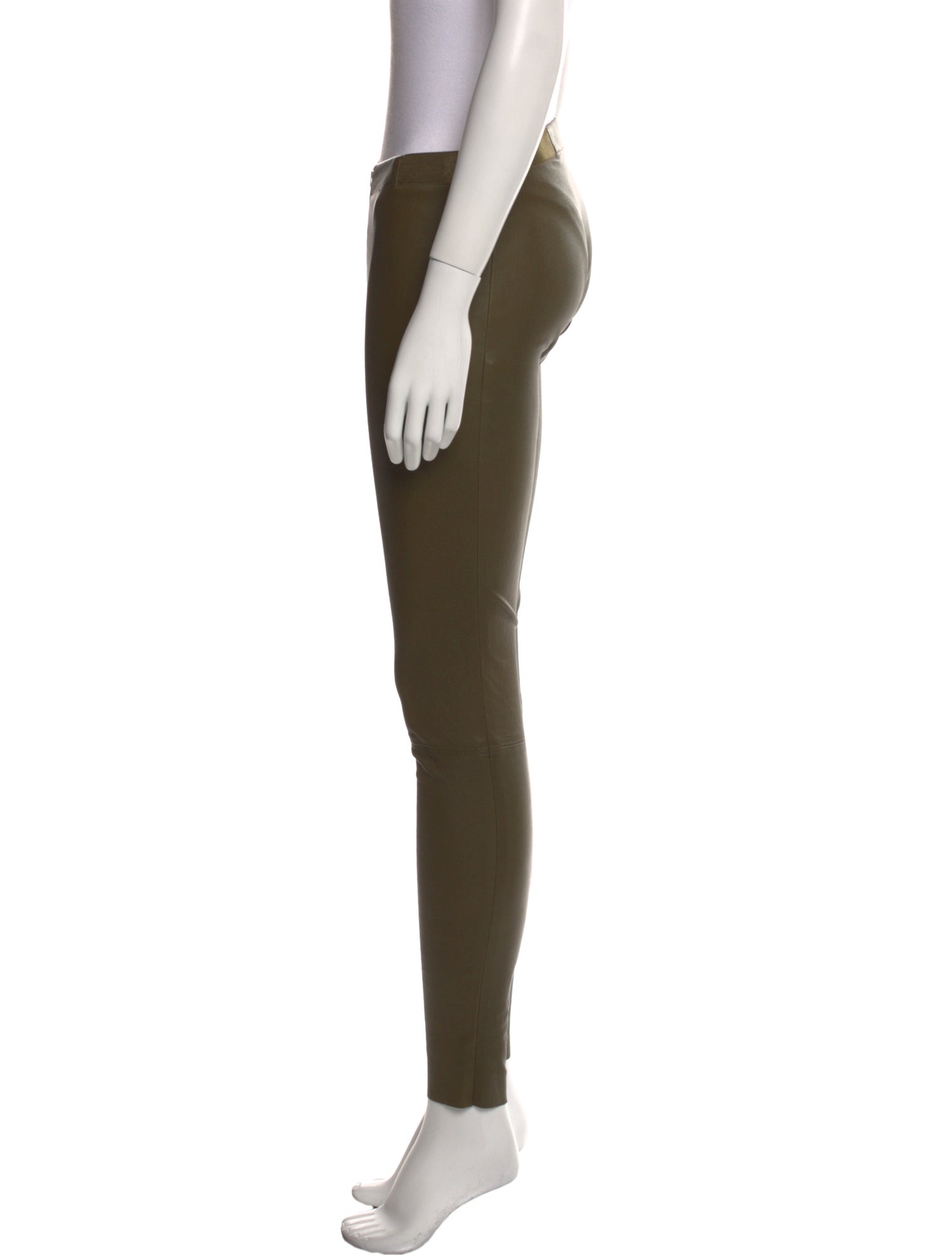 Alice + Olivia Leather Skinny Leg Pants