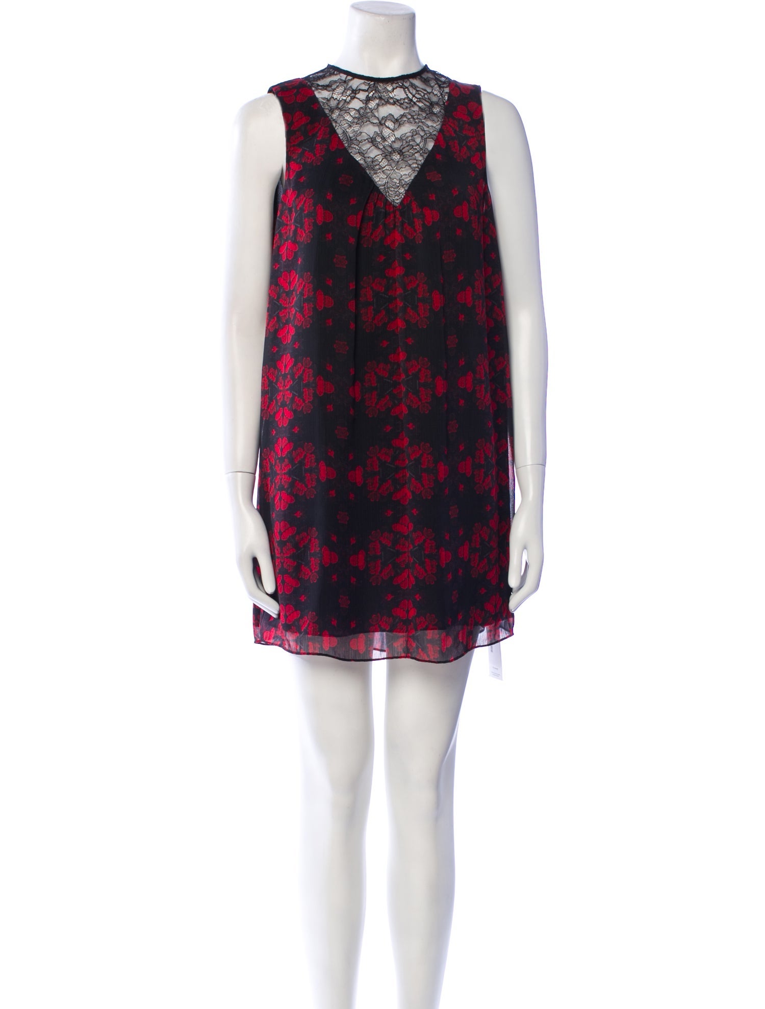 Alice + Olivia Floral Print Mini Dress