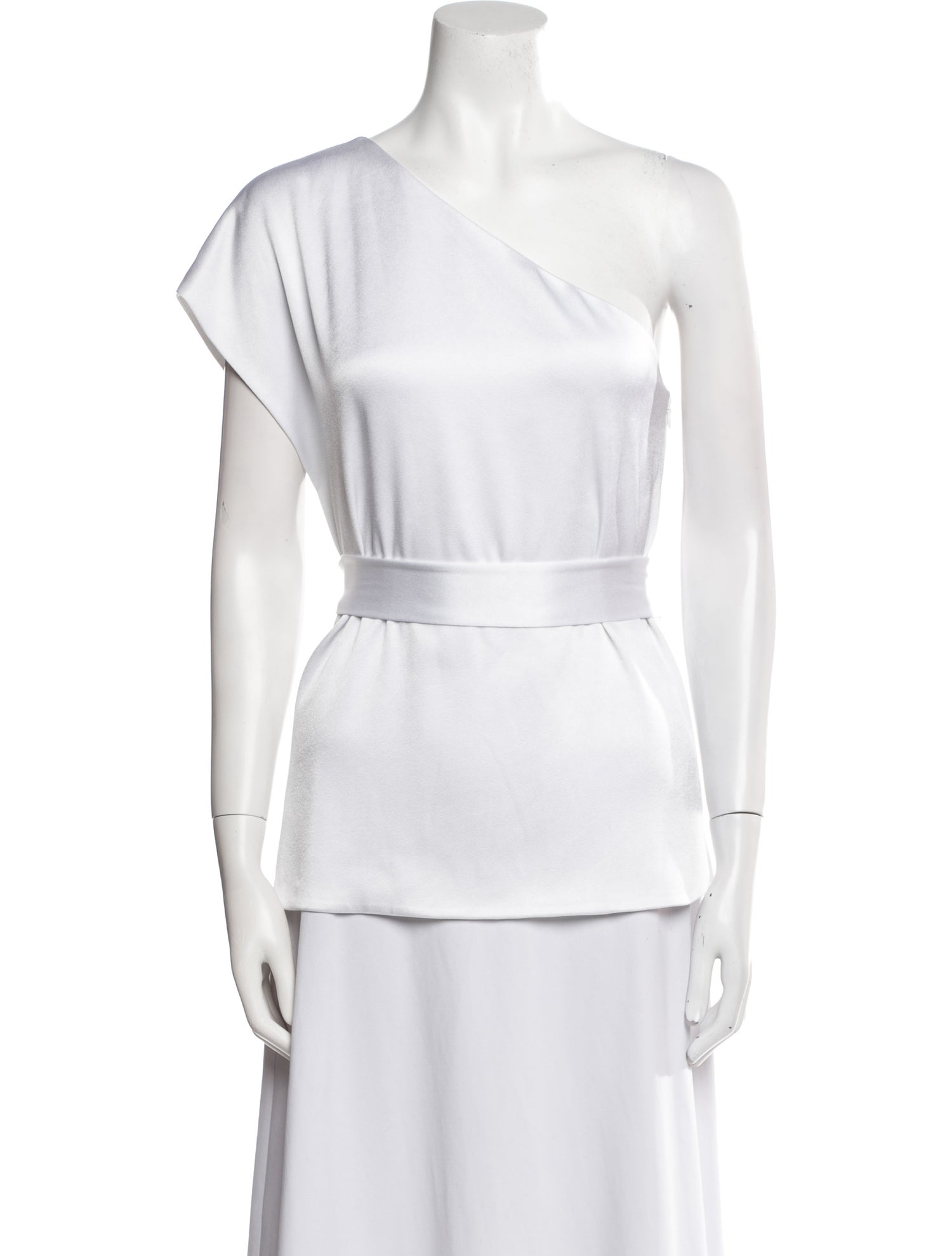 Alice + Olivia One-Shoulder Short Sleeve Top