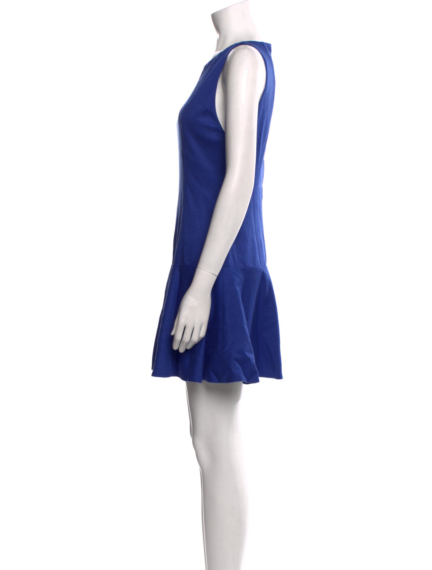 Alice + Olivia Bateau Neckline Mini Dress