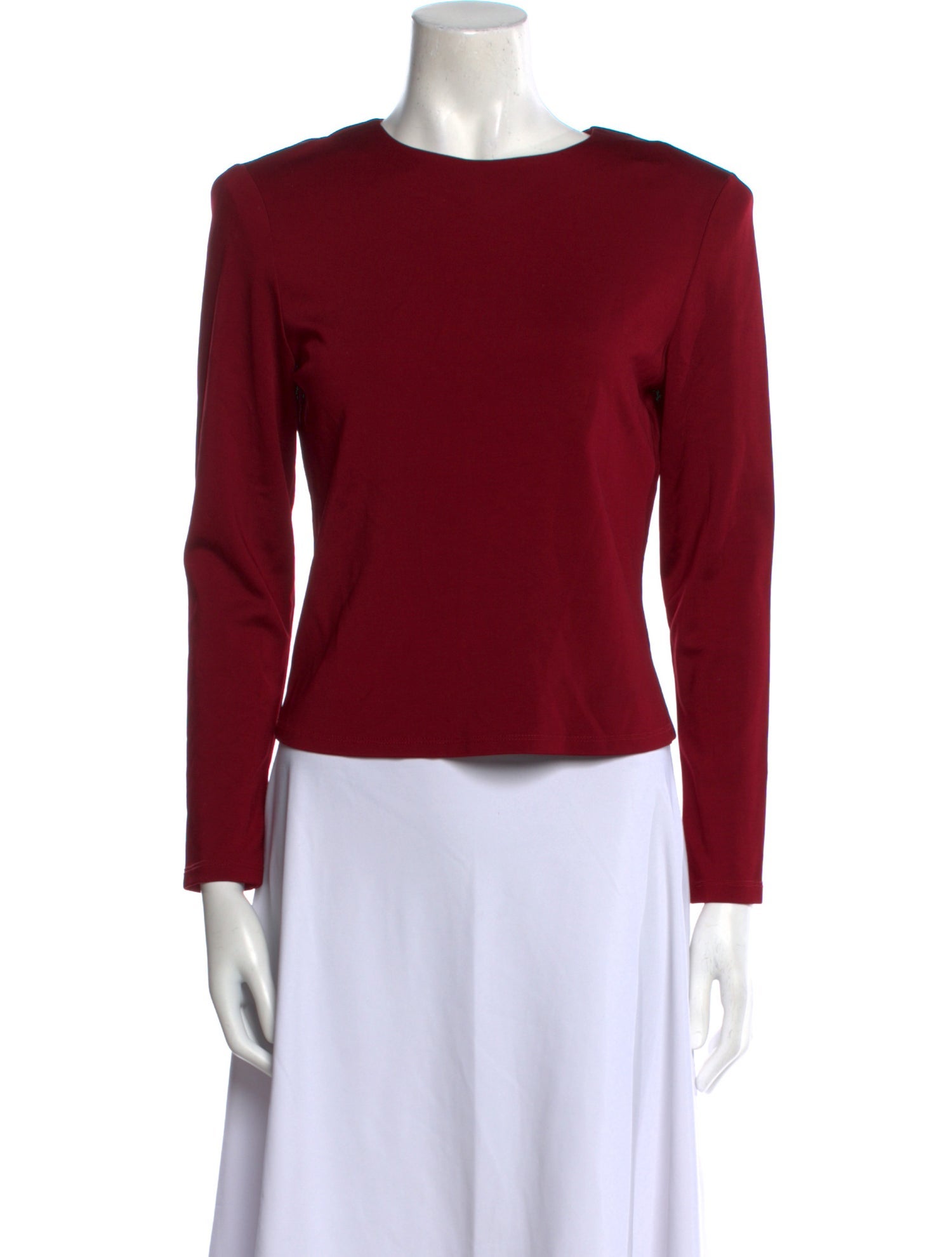 Alice + Olivia Crew Neck Long Sleeve Top