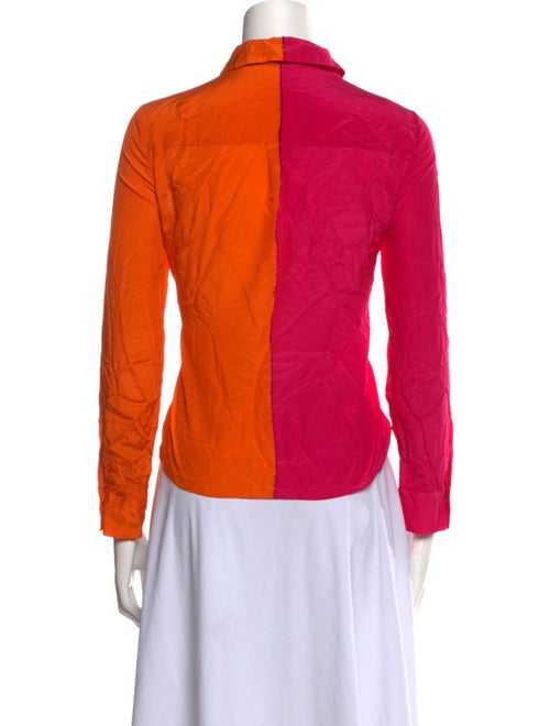 Alice + Olivia Silk Graphic Print Sweatshirt