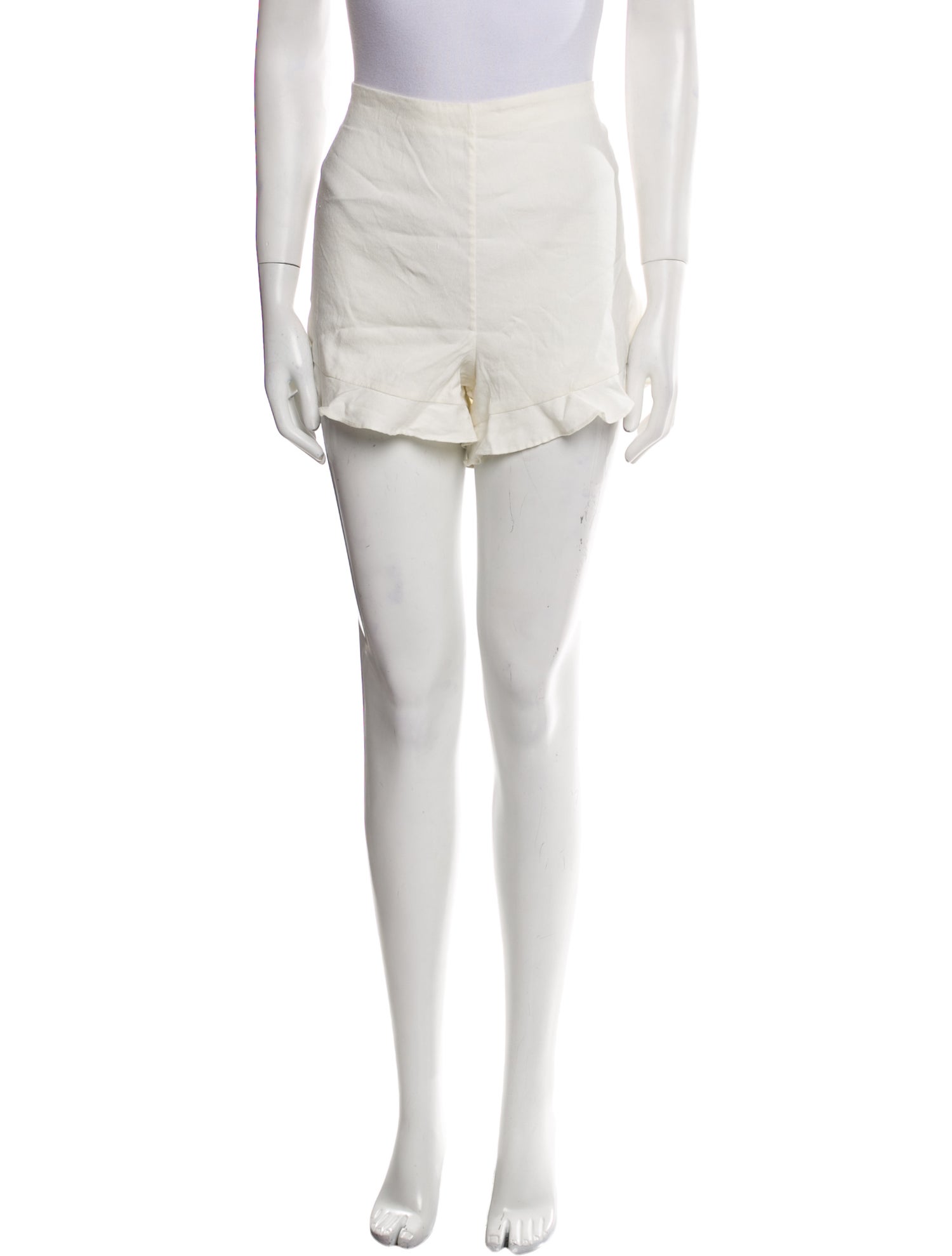 Alice + Olivia Linen Mini Shorts