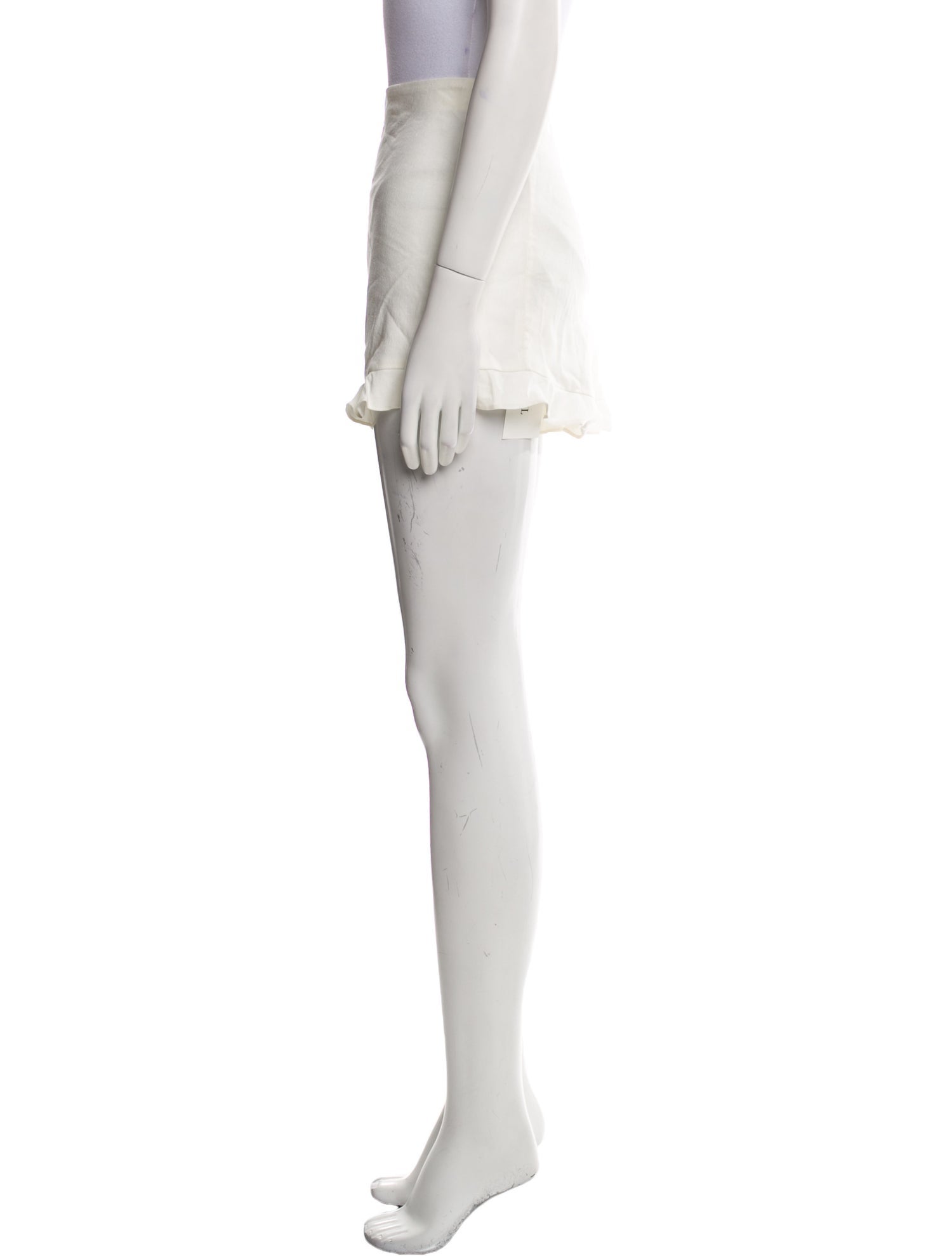 Alice + Olivia Linen Mini Shorts