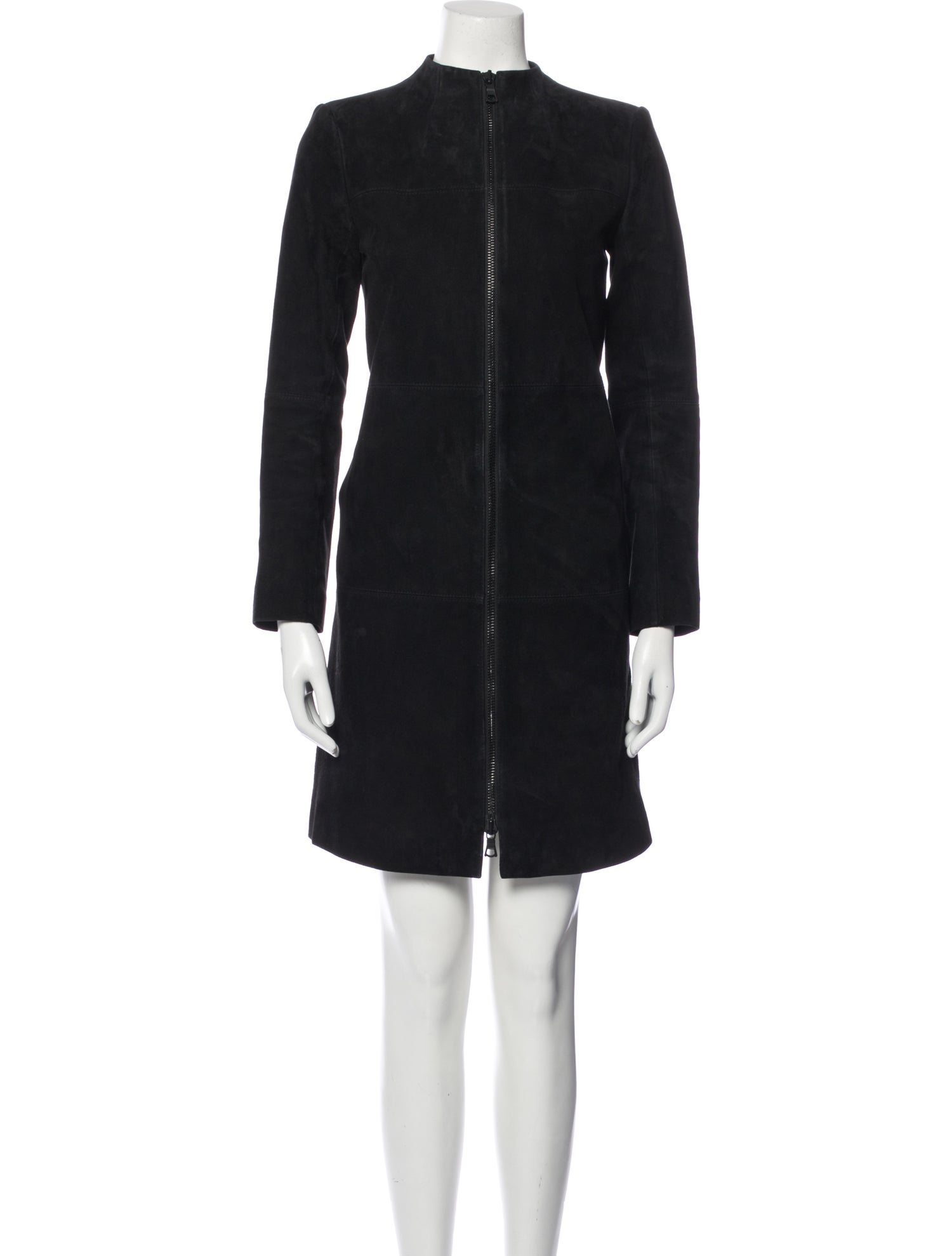 Alice + Olivia Lamb Leather Coat