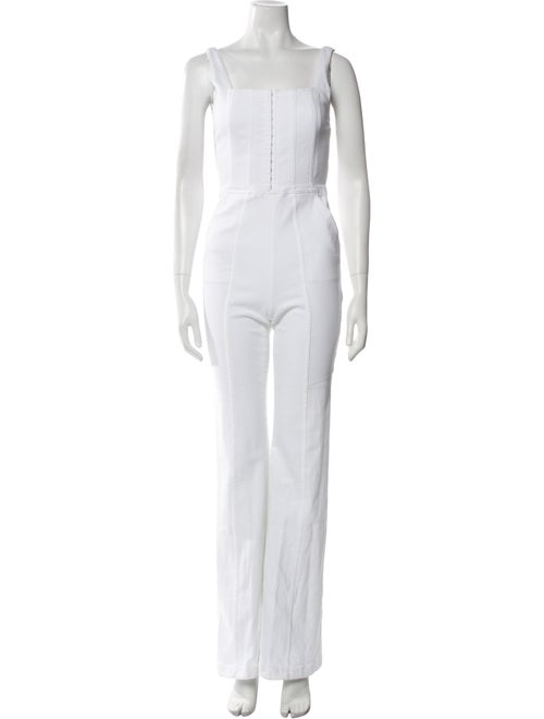 Alice + Olivia Square Neckline Jumpsuit