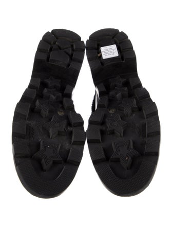 Alice + Olivia Leather Combat Boots