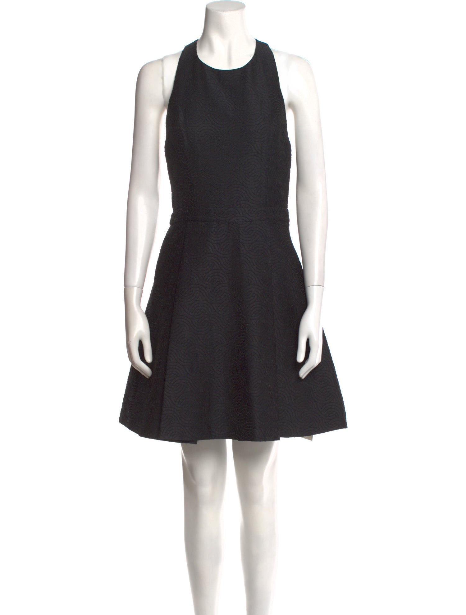 Alice + Olivia Crew Neck Mini Dress