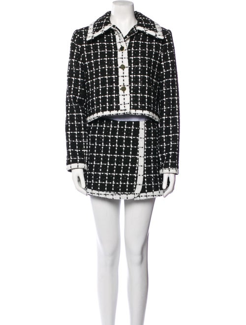 Alice + Olivia Tweed Pattern Short Set