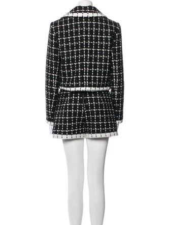 Alice + Olivia Tweed Pattern Short Set