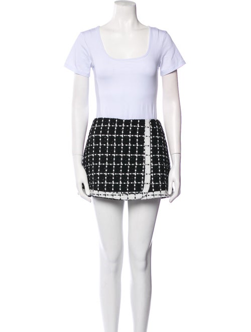 Alice + Olivia Tweed Pattern Short Set