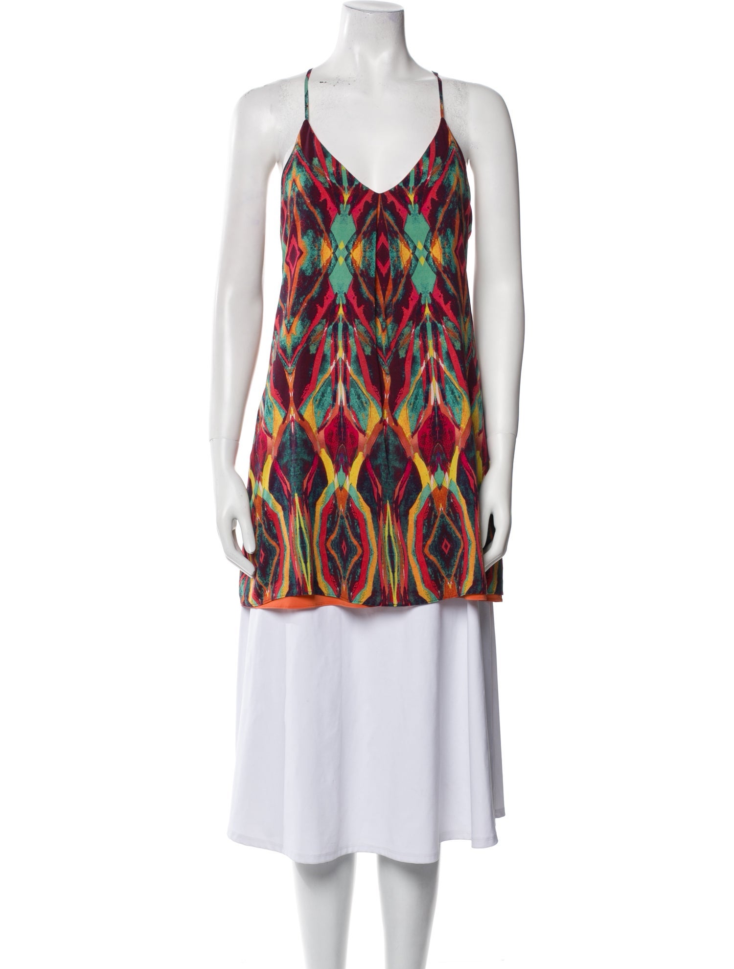 Alice + Olivia Silk Printed Tunic