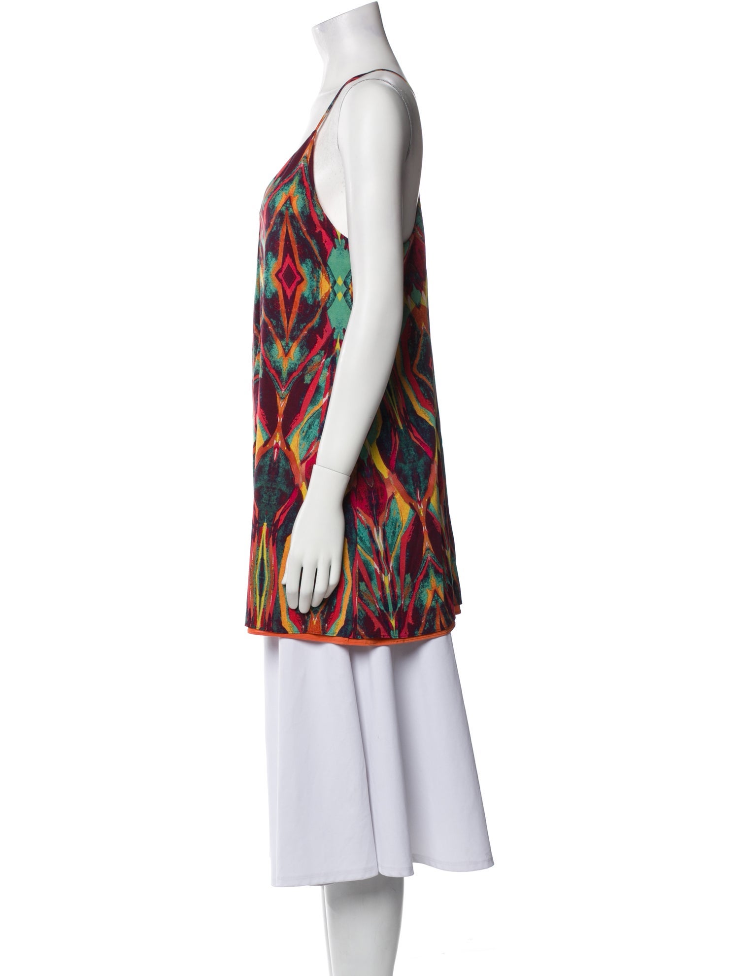 Alice + Olivia Silk Printed Tunic