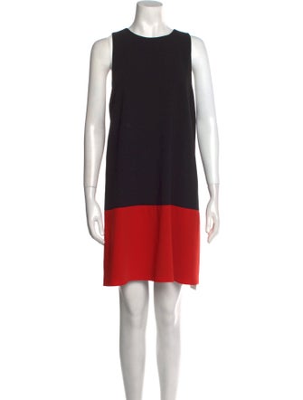 Alice + Olivia Colorblock Pattern Mini Dress