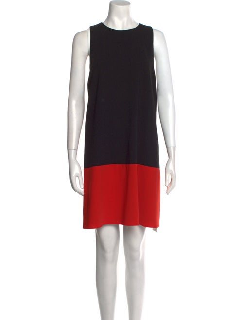 Alice + Olivia Colorblock Pattern Mini Dress