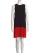 Alice + Olivia Colorblock Pattern Mini Dress