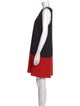 Alice + Olivia Colorblock Pattern Mini Dress