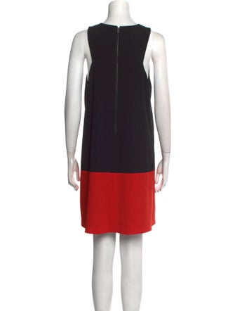 Alice + Olivia Colorblock Pattern Mini Dress