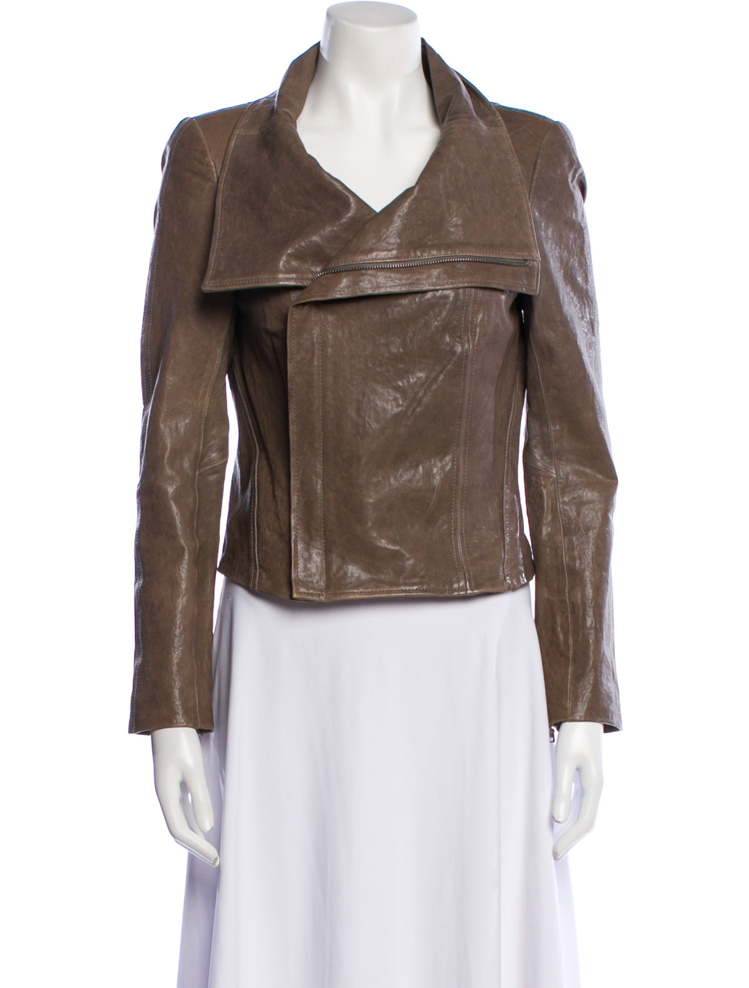 Alice + Olivia Leather Biker Jacket