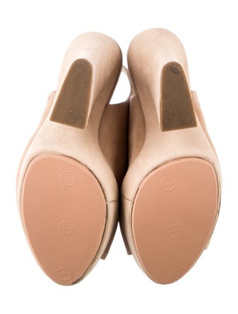 Alice + Olivia Suede Slingback Sandals