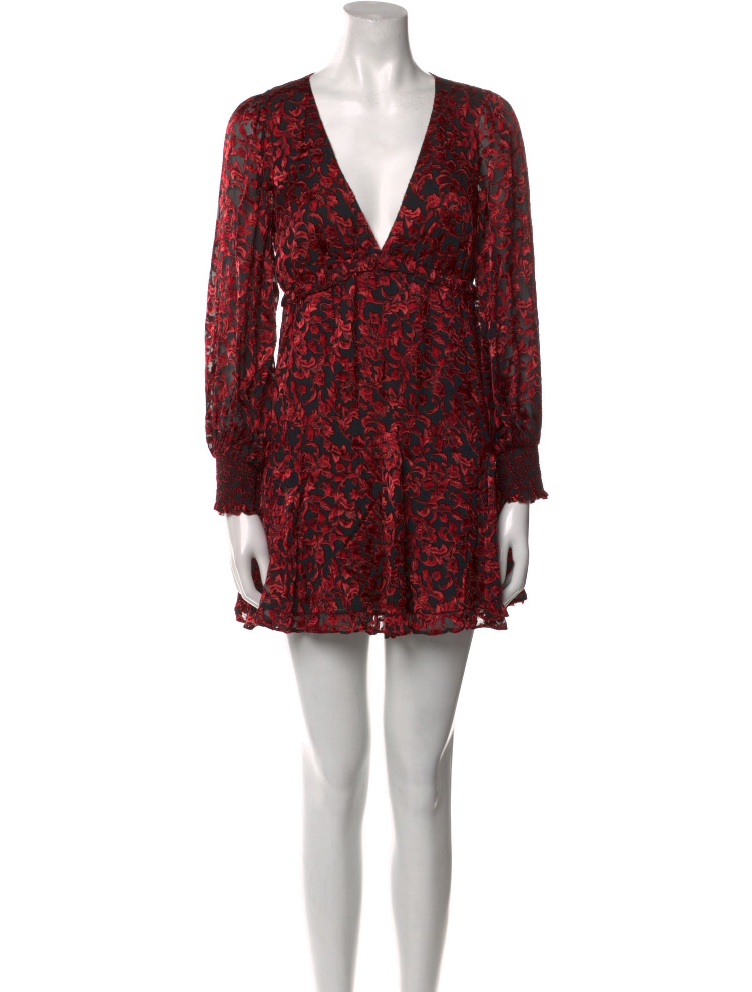 Alice + Olivia Floral Print Mini Dress