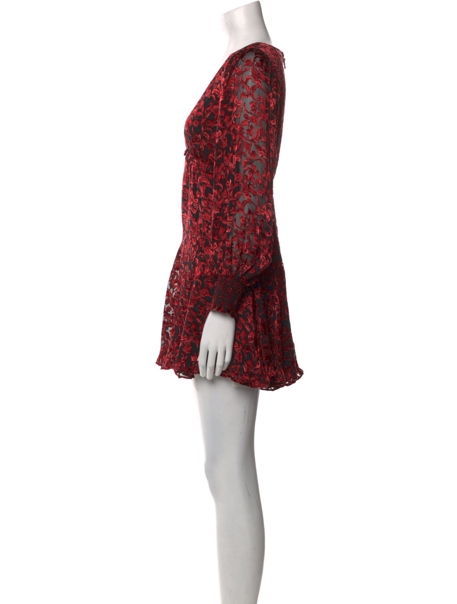 Alice + Olivia Floral Print Mini Dress